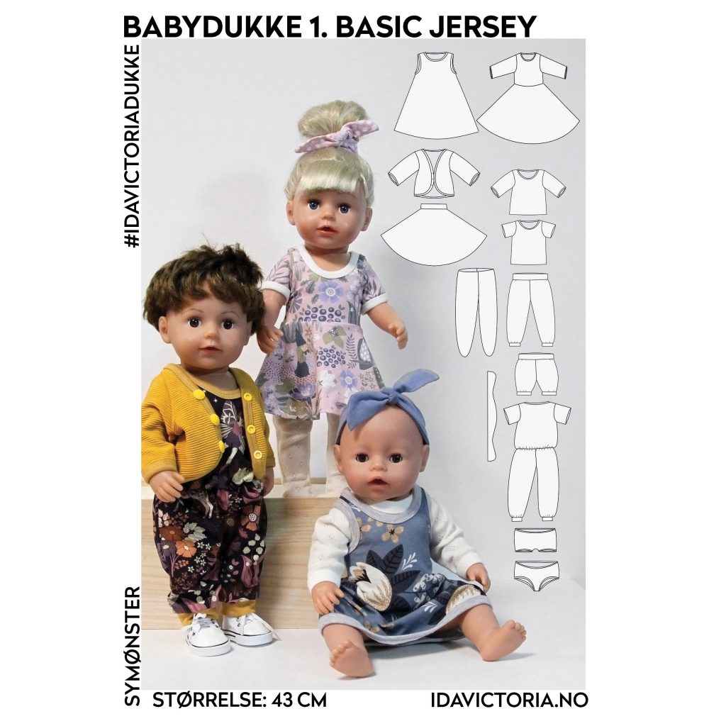 Babydukke-basic jersey