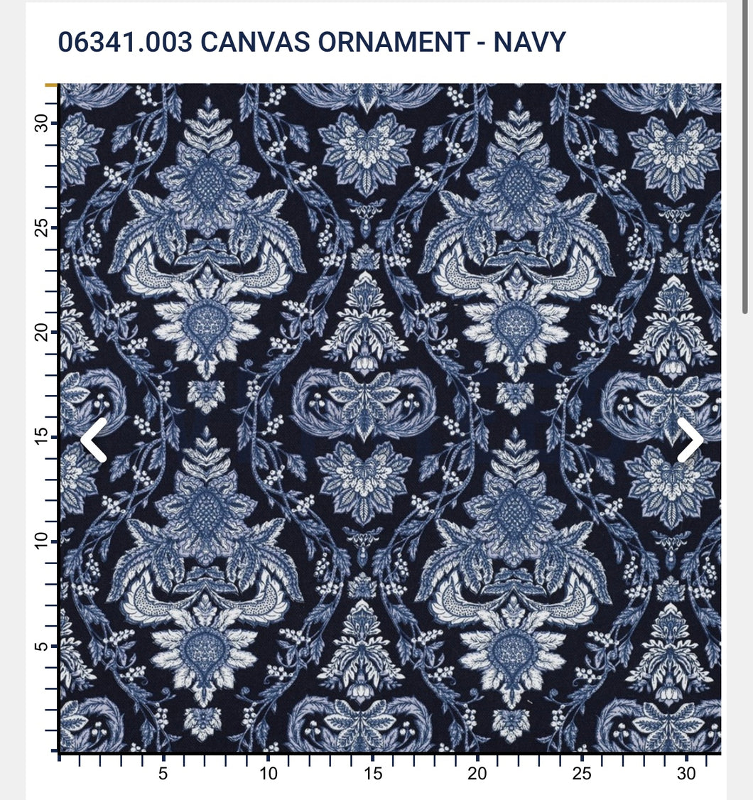 Canvas med ornament