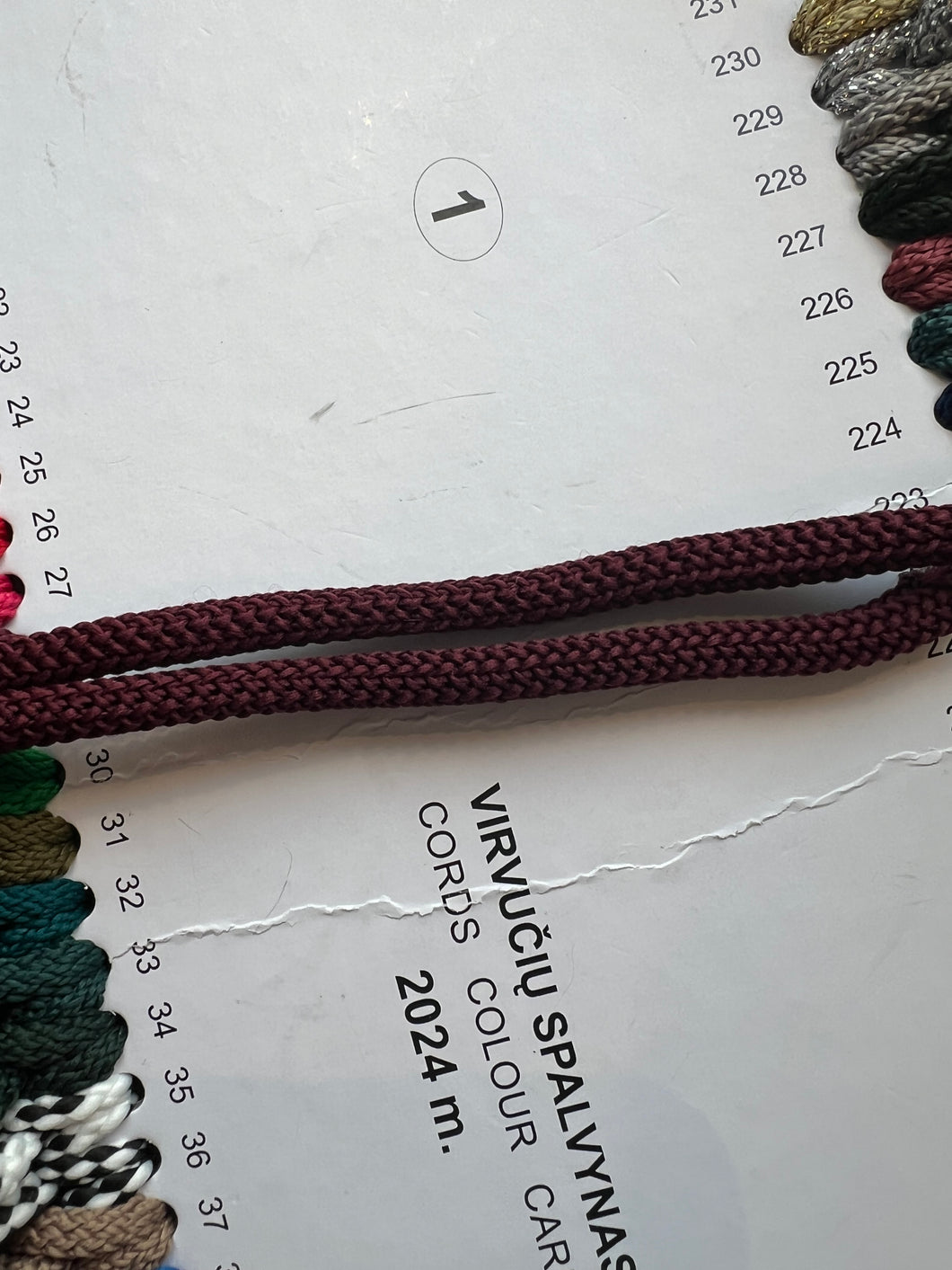 Heklesnor 5-6 mm farge 28 plomme