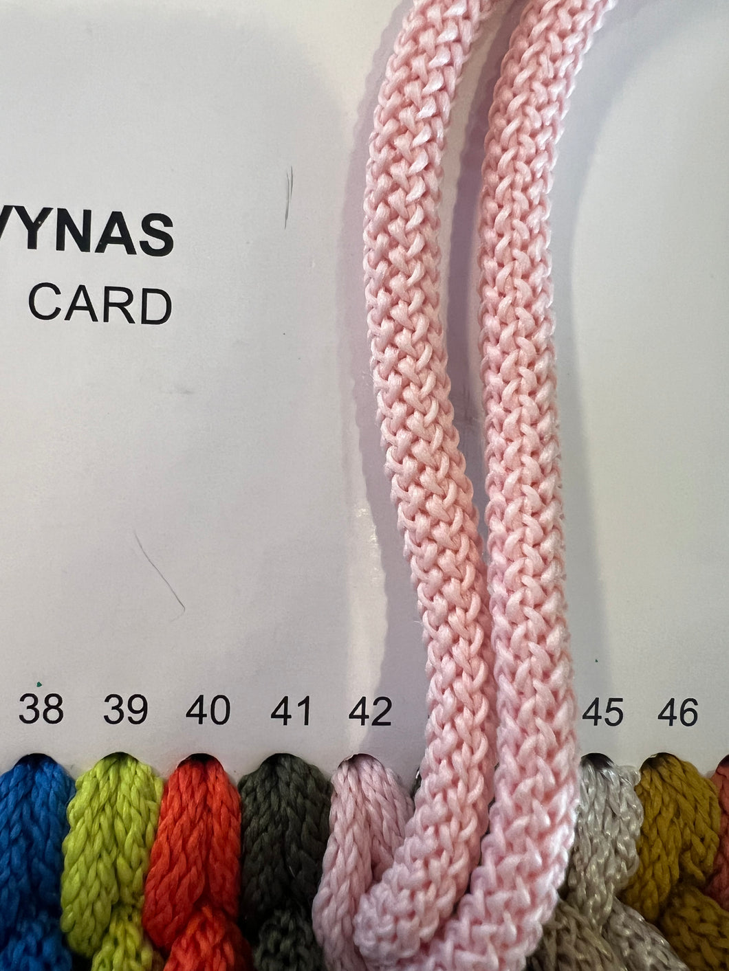 Heklesnor farge 42 lys rosa