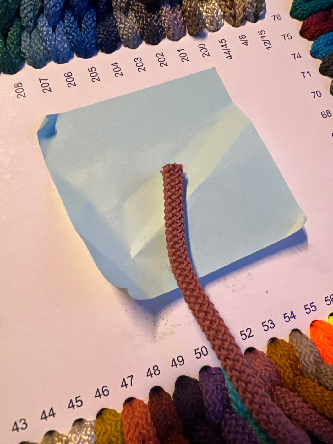 Heklesnor 5-6 mm nr 52 gammel rosa