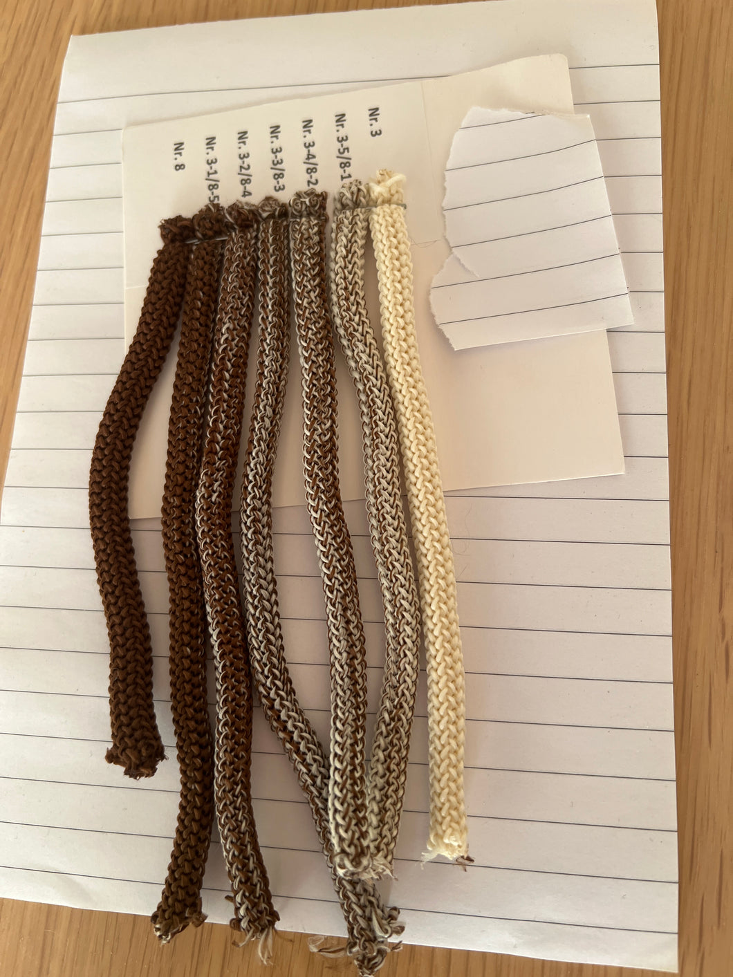 Ombré sett farge gråtoner 3-8, 5mm