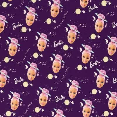 Jersey med Barbie  lilla
