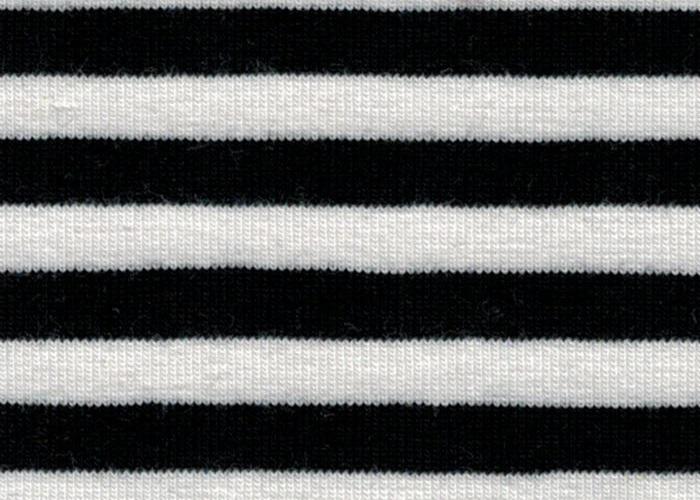 Jersey striper svart og hvit 17
